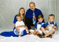 Familie Spangenberg vor Geburt des 4. Kindes