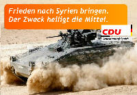 CDU schickt deutsche Soldaten in US-Ölkriege.